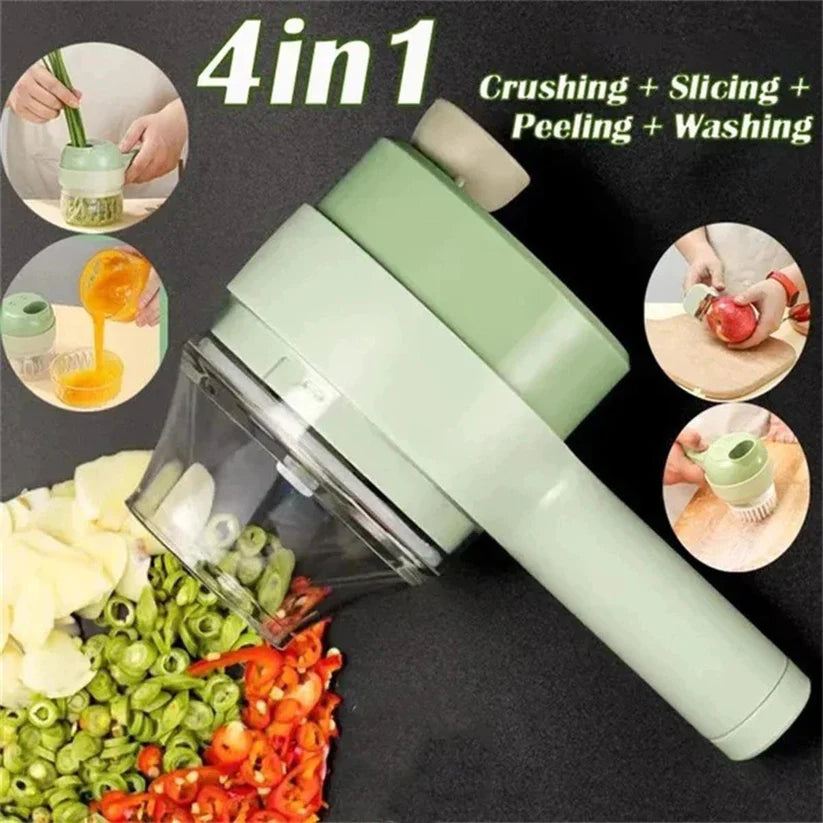 Quick-Chop Electric Cutter – 4-in-1 Kitchen Solution